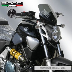 Windshield Yamaha Mt 03 750 06FUME Dark for YAMAHA MT-03 660 06- Other accessories BIONDI