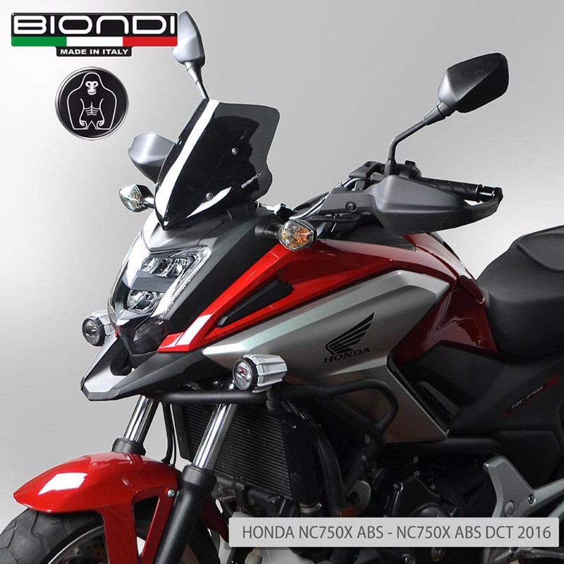 Windshield Honda Nc 750 X ABS16- Darl Smoke High for HONDA NC 750 X ABS 16- Other accessories BIONDI