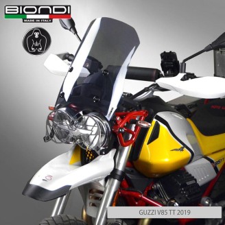 Windshield Moto Guzzi V85TT 19- Fume for MOTO GUZZI V85TT 19- Other accessories BIONDI