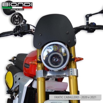 Cupolino Fantic Caballero 125/250/500 Sport Black Otros accesorios BIONDI