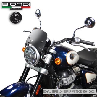 Cupolino Royal Enfield METEOR350 21- Caffe\' Nero Satinato per ROYAL ENFIELD Meteor 350 21- e altri modelli Sonstiges Zubehör BIONDI