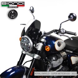 Cupolino Royal Enfield METEOR350 21- Sport Fume\' Scuro per ROYAL ENFIELD Meteor 350 21- e altri modelli Altri accessori BIONDI