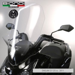 Parabrezza Club Daelim MOTORSS3 125 11, Attacchi Compresi Parabrezza e Cupolini BIONDI