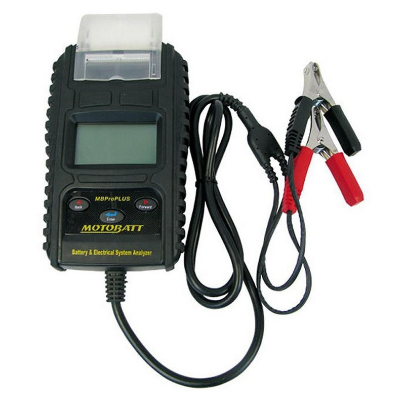 Multifunction Battery Testerwith Printer Battery Accessories MOTOBATT