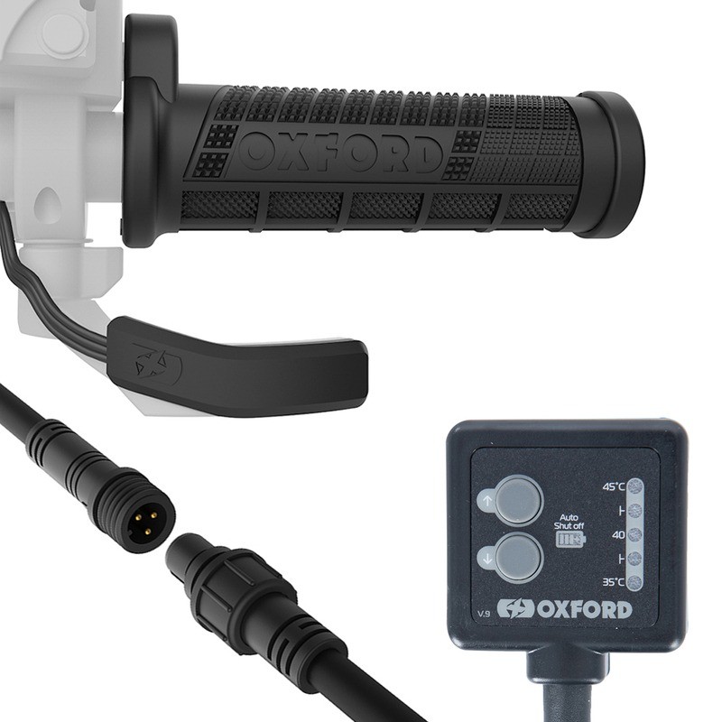 Hotgrips Evo Atv & Thumb Warmer(Temperature Controlled) Grips OXFORD