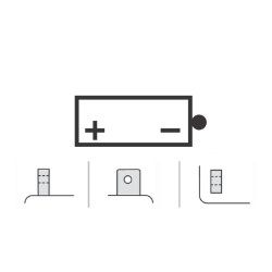 Batteria Okyami 53010 12V 28APER Trattorini Batterie al Piombo OKYAMI