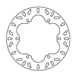 Brake Disc FMD0076R for KAWASAKI : 750 GPX 89 Brake Discs Ferodo