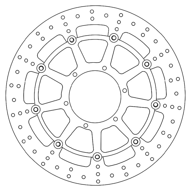 Disco Freno FMD0130RX per HONDA CBR RR 929 00-01 e altri modelli Disques de frein Ferodo