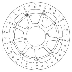 Disco Freno FMD0130RX per HONDA CBR RR 929 00-01 e altri modelli Disques de frein Ferodo