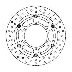 Disco Freno FMD0206RF per BMW R850 R 94-03 e altri modelli Disques de frein Ferodo
