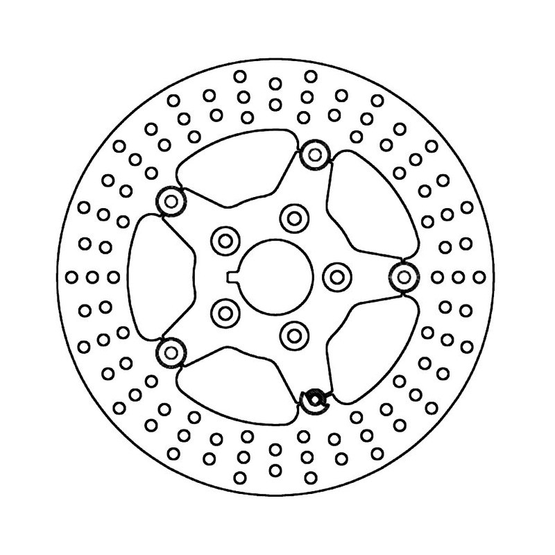 Disco Freno FMD0266RF per HARLEY DAVIDSON XL 883/00 L Sportster Low 07-13 e altri modelli Discos de freno Ferodo