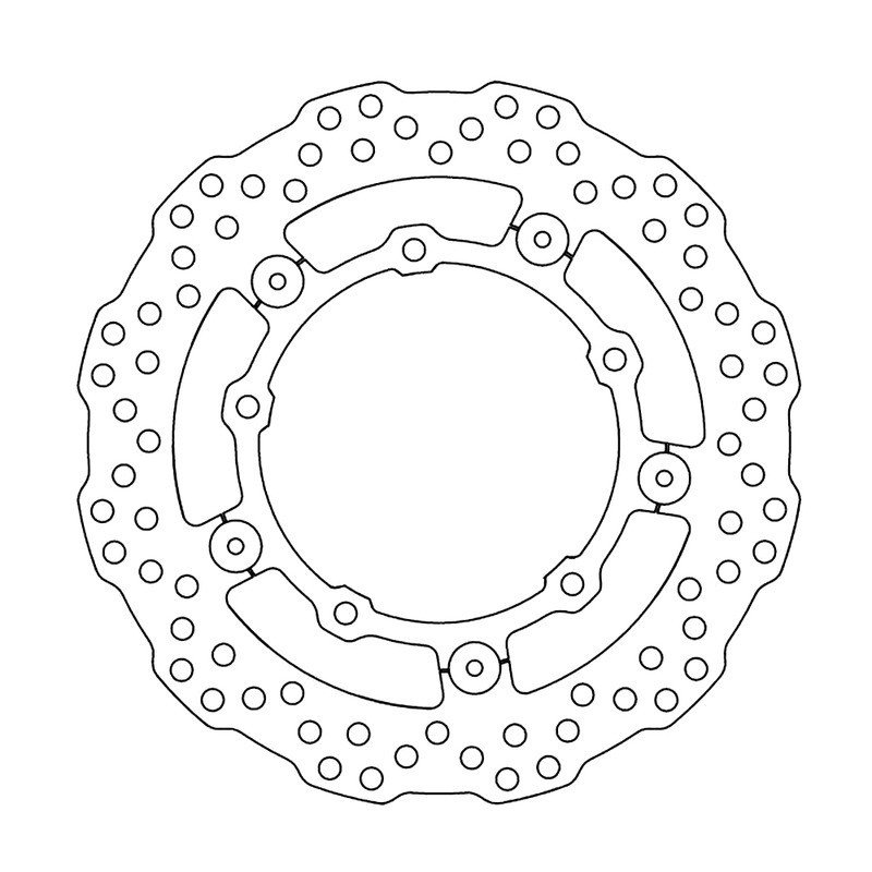 Disco Freno Yamaha MT07 TRACERXSR700 14- Ant. per YAMAHA MT-07 14-17 e altri modelli Discos de freno Ferodo