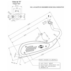 Marmitta Sitoplus Piaggiovespa Lx 50 4T 4V 09-14 per PIAGGIO Vespa LX 50 4T 4V 09-14 Sistemas de escape SITO