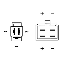 Regolatore Honda Dominator 65088-94 per HONDA NX 650 Dominator 88-94 Regler ELECTROSPORT
