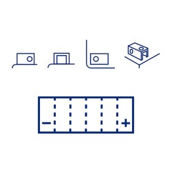 Batteria Marelli MMX16LBPRECARICATA Sigillata per KAWASAKI KZ 00/ 00 e altri modelli Batterie al Piombo MAGNETI MARELLI
