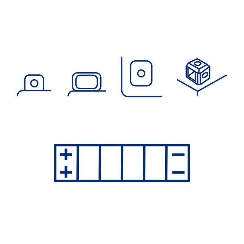 Marelli Lithium BATTERYMMLT4 Lithium Batteries MAGNETI MARELLI