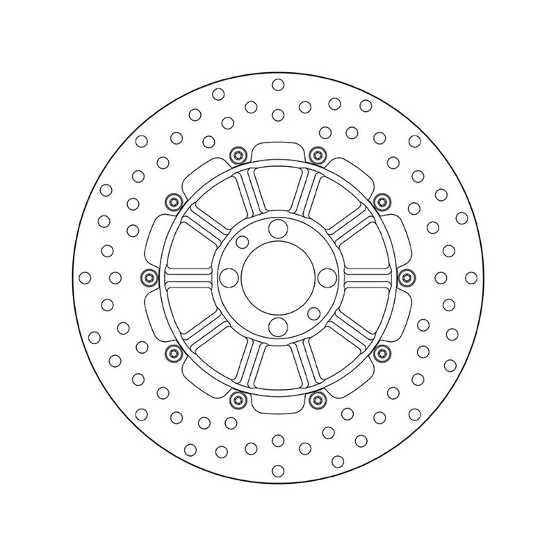 Brake Disk Brembo Serie ORO68B407D3 Brake Discs Brembo