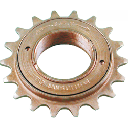 Freewheel Threaded Complete Round Ball 1/2 X 1/8 1S - 16 Teeth, Bronze Clutch Bells and Sprockets Easy