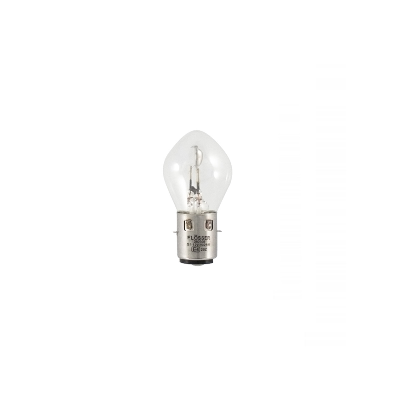 Lampadina Flosser 12V 25/25W ba20d - Bianca Lampadine Flosser