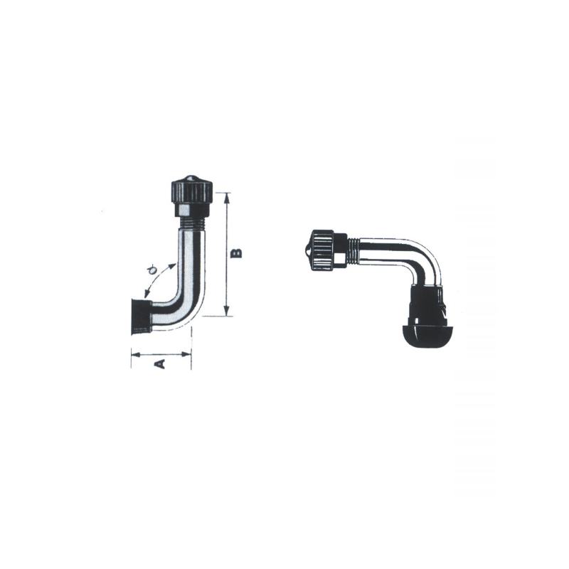 Valvola Tubeless Pax 90° Accessori Pneumatici Pax Motive