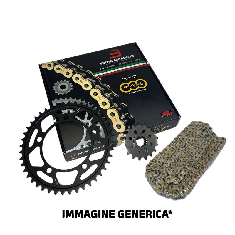 Kit Catena YAMAHAXV125 Virago 5AJ 97-01 per YAMAHA Xv125 Virago 5Aj 97-01 Couronnes JT