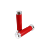 Coppia Manopole Rosse con tappi cromati RMS Classic Piaggio Vespa PX 582324 Manopole Rms Classic