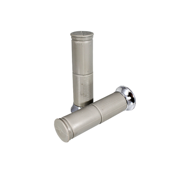 Coppia Manopole Grige Old Stile Classic Piaggio Vespa PX Puños Rms Classic