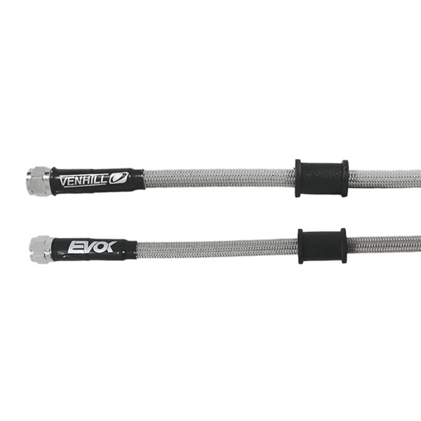 TUBO FRENO 535MM DADO GIREVOLE 1/8 BSP - TRASPARENTE Kits für geflochtene Metallrohre Evok