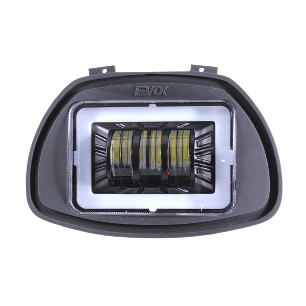 Fanale completo anteriore 3 lenti forma rettangolo Evok Iron led per Piaggio Vespa GL-Sprint-180 SS Fanali Evok