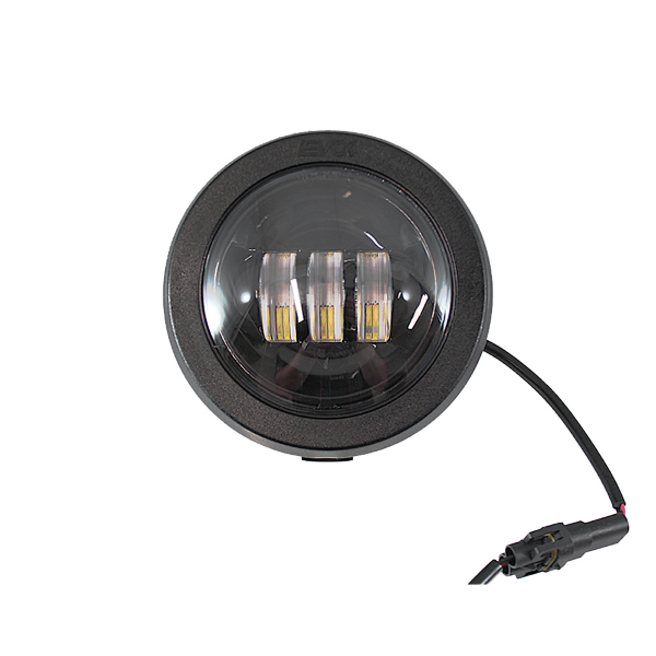 Fanale Completo Anteriore Senza Angel Eyes Fondo Nero Iron led EVOK Piaggio Vespa HP fl 50-125cc Fanali Evok