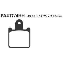 Brake Pads Gpfax Kawa Zx-6R for KAWASAKI ZX-6RR Ninja 06- and other model Brake Pads EBC