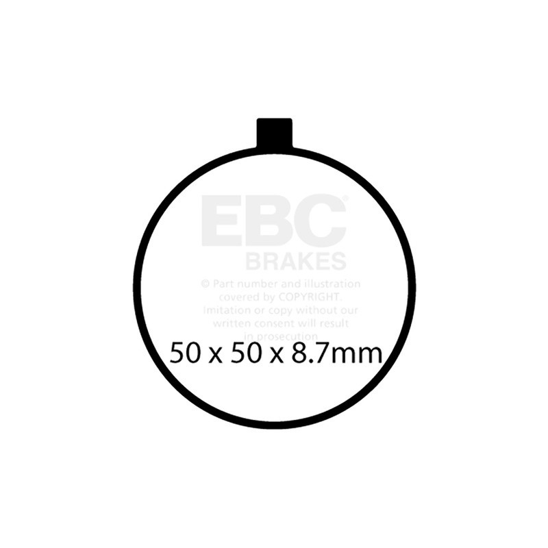 Brake Pads GPFAX743HHFRONT Brake Pads EBC